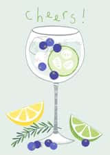 Cheers G&T card created by Pablo and Pickle Studio