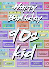 Happy Birthday 90s kid card created by StuArt