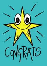 Congratulations Star !  created by Doodle Greets