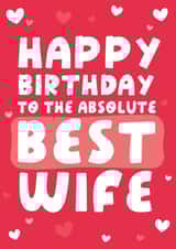 Best Wife Birthday Card created by Yasmin Atherton