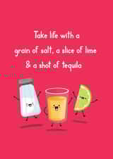 Tequila life advice created by Paper Jungle