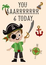 Pirate at Six created by Lisa Wardle