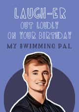 Jack Laugher Birthday Card created by The Blue Carrot Co