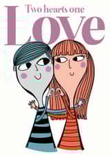 Engagement, Anniversery or valentines love card created by Elnup