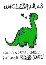 Unclesaurus created by Sweetpea Scribbles