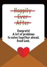 Congrats Marriage Solving Problems created by Hana Lai