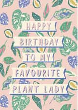 Favourite Plant Lady Birthday Card created by Kattern Design