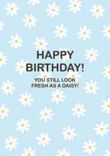 Fresh as a daisy birthday card! created by Elba Able