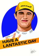 Lando Norris Formula 1 Occasion Card created by Cody's Cards