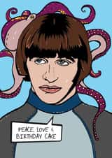 Ringo Starr Birthday Card created by Olivia Dimery