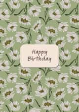 Daisy Birthday card created by Juliana Dabague