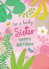 Lovely Sister, floral design created by Pencilface