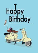British Mod Birthday Card 1001 created by aob.designed