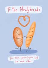 Newlyweds Bread Wedding Card created by Big Pencil Prints