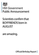 Boyfriend HM Government Announcement! created by Art Thunderclap