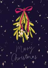 Merry Christmas Mistletoe Card created by Charlotte Nicholson Design