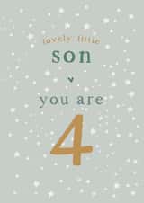 Son 4th Birthday card created by Too Wordy