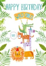 Jungle Stack "Wild Child" Birthday Card created by Owen & Wolfey