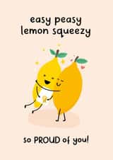 Easy Peasy Lemon Squeezy Exam Card created by Fliss Muir