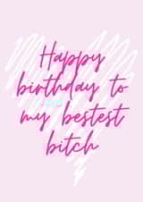 Bestest birthday card created by Jazzie Designs