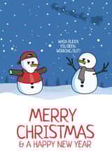 The Gym Busting Christmas Snowman created by NerdShizzle