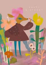 Happy Birthday Cheery Deer Card created by OnlyTiny