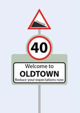 40th Birthday Old Card created by Rosewood Design