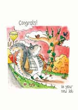 New Job Squirrel Card  created by Vicky Kuhn