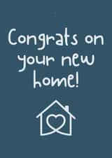 New Home Card - Congrats on your new home! created by A Bee's Designs