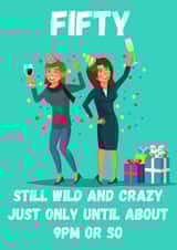 Funny 50th Birthday Card 1015 created by SIMO 08