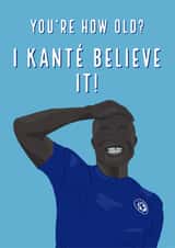 Kante believe it birthday card! created by Nikki Noo Cards