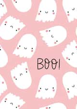 Cute spooky ghost created by Nadya Barkova