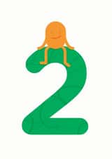 2nd Birthday Card  1001 created by Hello Squid