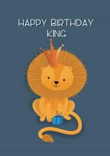 lion birthday card created by Paper Valley Design Studio