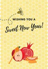 Happy Jewish New Year! Shanah Tovah! Happy Rosh Hashanah. created by Philippa H