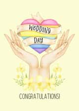 Wedding Day - LGBTQ wedding card created by Millymoo