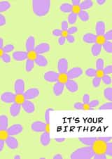 Happy birthday card. It is your birthday created by Ainur