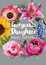 Gorgeous Daughter Happy Birthday Card created by Sarah Kelleher