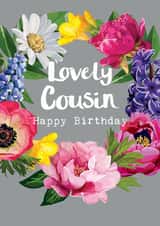 Lovely Cousin Happy Birthday Card created by Sarah Kelleher