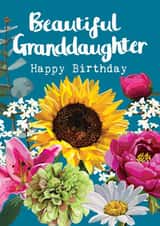Beautiful Grandaughter Happy Birthday created by Sarah Kelleher