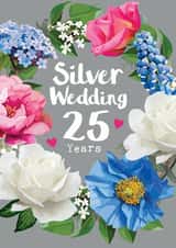 Silver Wedding Wreath created by Sarah Kelleher