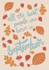 September Birthday created by Emma Blue