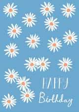 happy birthday daisies created by Natalya Vasileva