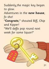 Funny The Magic Key New Home Card - Rhyme - New Home Key created by Lisa Wardle