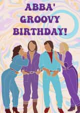 Abba Groovy Birthday created by Lisa Wardle