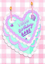 Horroscope Virgo Happy Birthday Cake created by The Stylist Illustrates