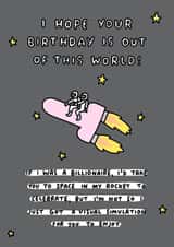 Out of this World Birthday Wishes created by Veronica Dearly