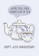 Happy 20th Anniversary Card China created by Creaternet