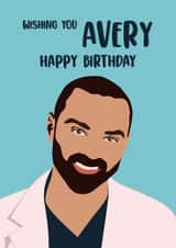 Fun Birthday Card - Jackson Avery - Grey's Anatomy created by Quinton cards