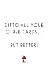 Ditto all your other New Home cards... but better! created by Cards from Designers